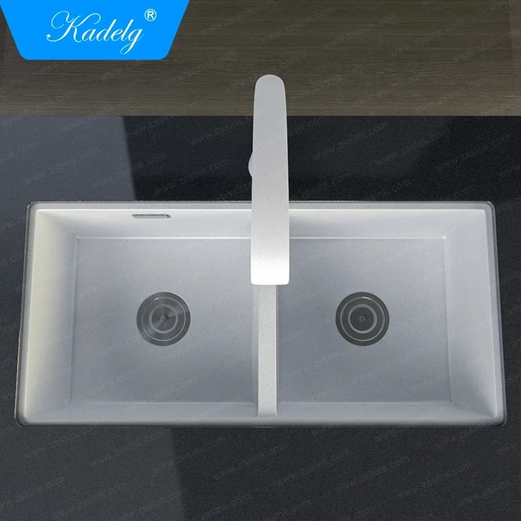 31 inch luxury heat resistant granite undermount double kitchen