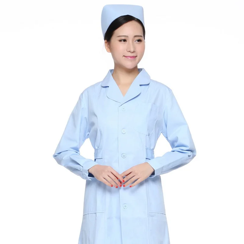 Unisex Hospital Scrub Sets White Nurse Cap Men Women SMS Material OEM Model Private Label Practical Laboratory Nursing Practical