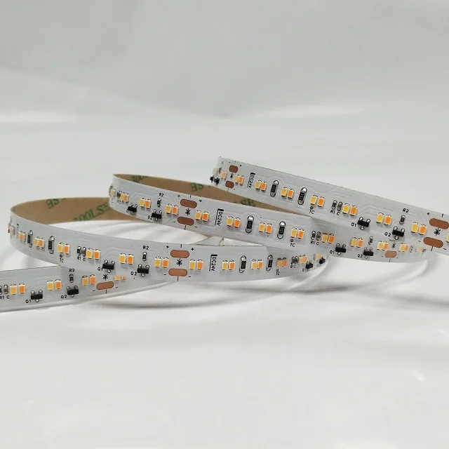 SMD 2216 224 Leds DC 24V Dim to Warm 1800K-3000k Led Flexible Strip