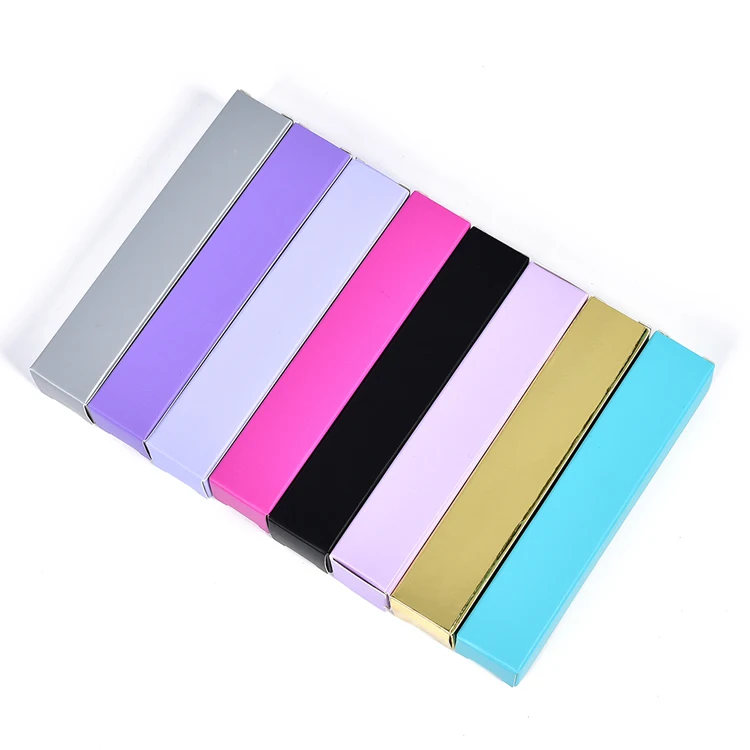 In stock lip gloss Boxes Packaging Cheap Wholesale Customized Designs Recyclable Printed Custom Lipstick Lip Balm tube Paper box