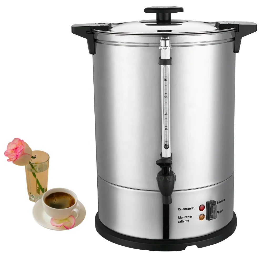 Automatic Heating Large Capacity Stainless Steel Insulated Buckets Commercial Hotel Milk Tea Coffee Buckets