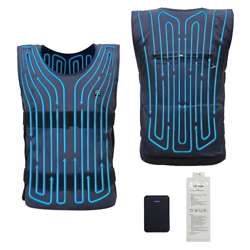 2024 Summer Cooling Vest New Water Cycle Circulation Air Conditioning Suit Work Cold Cool Gel Ice Vest  Water Cooling Vest