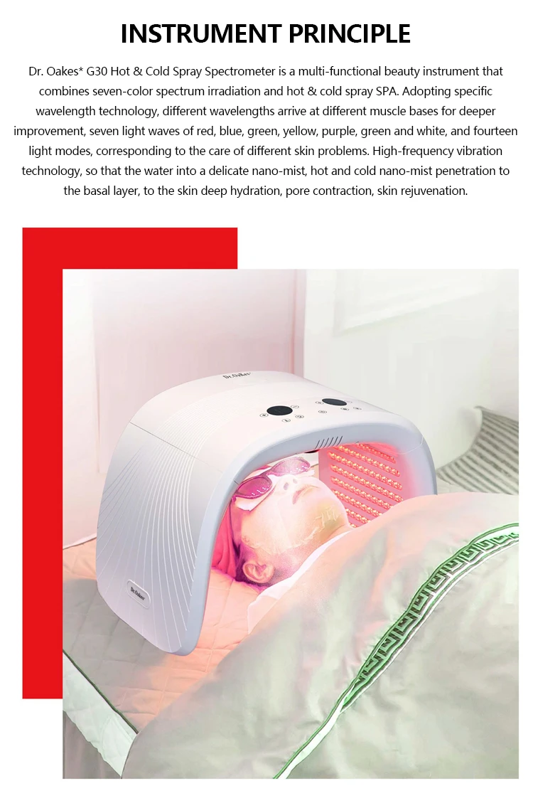 Good Effect Pdt Led Light Therapy Acne Treatment Skin Care Device Red Light Therapy Body Whitening Face Ance Facial Led Machine