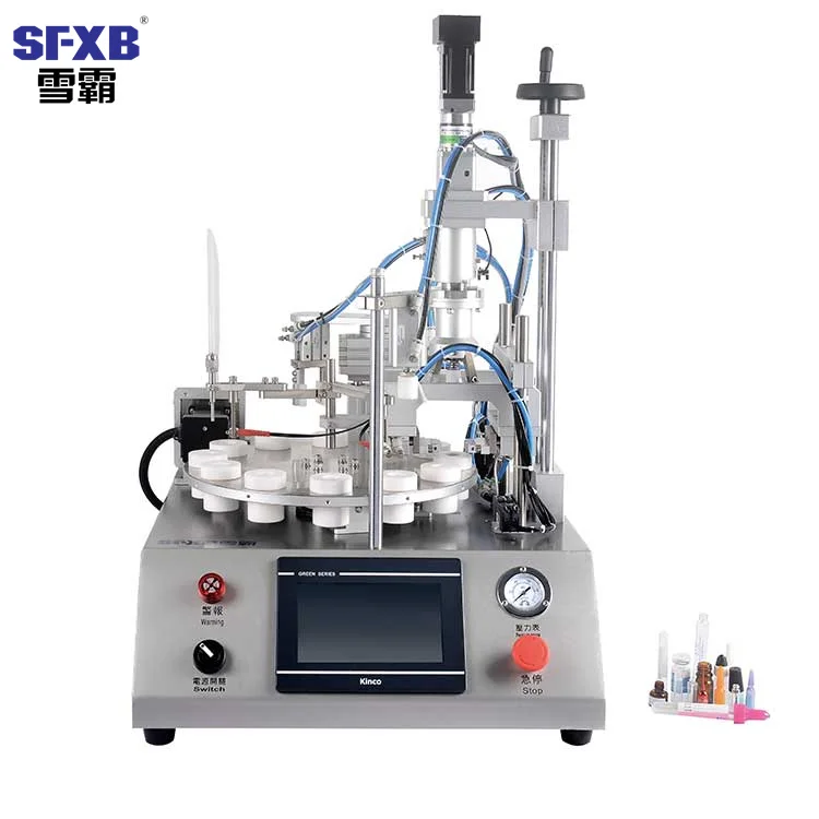 SFXB high precision ceramic pump filling machine and capping machine plastic bottle