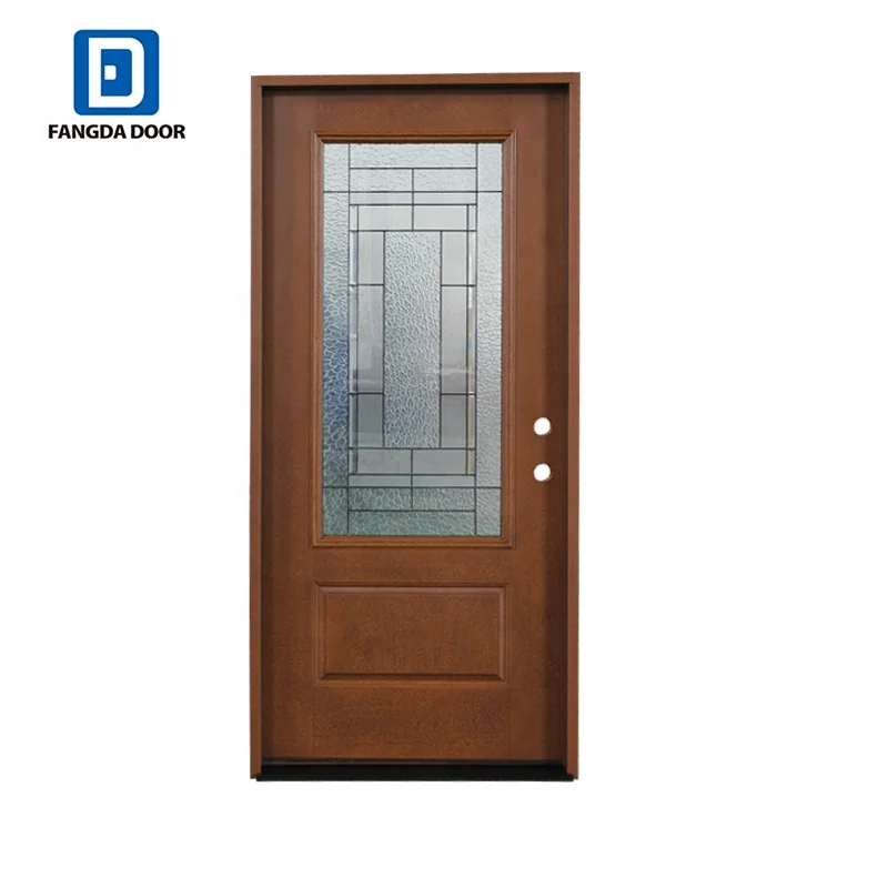Fangda China top supplier high quality room doors design interior composite fiberglass door