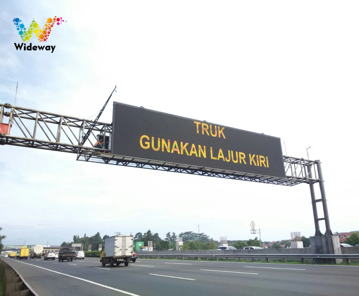ODM Outdoor Highway Gantry Fixed Traffic Variable Information Sign P8 P10 P16 P20 P25 P31.25 LED Traffic Display