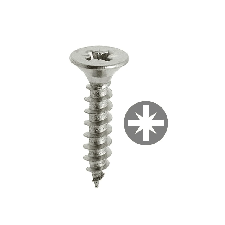 Flat Countersunk Head Self Tapping Wood Screw Torx Drive Wood Chipboard Screws