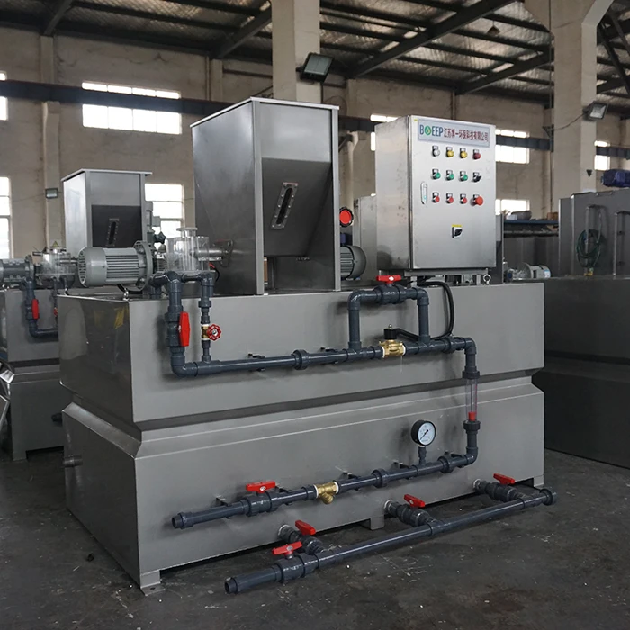 Automatic Pac pam Coagulants Flocculant Chemicals Powder Dosing Feed Preparing Machine Capacity 500~ 6000 L/h