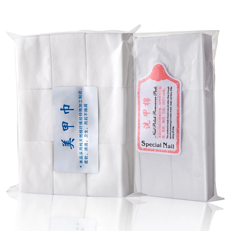 700pcs/bags Soft Cotton Nail Cleaner Wipers Nail Polish Removal Pads
