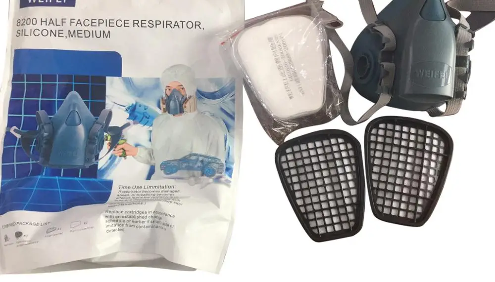  Bangrong Good Quality WEIFEI 8200 gas mask Chemical Respirator Materials for Car