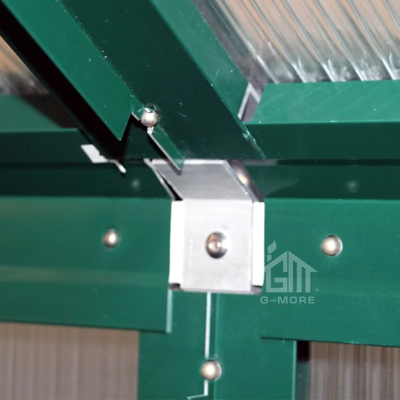 G-MORE High Class Aluminum Framed Greenhouse 10MM PC Pavilion 12x4 Meters
