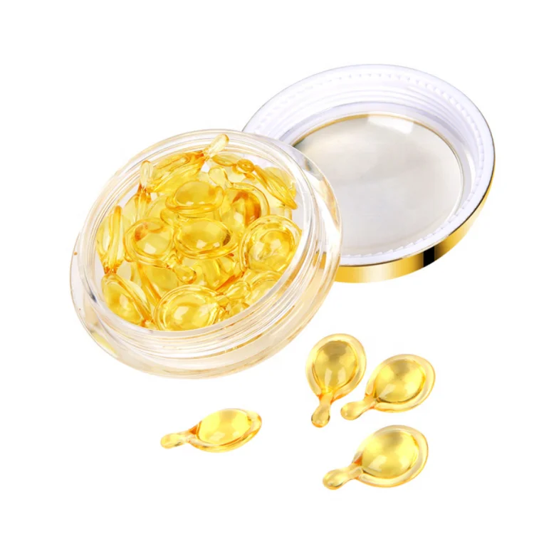 Custom Korean Anti Aging Whitening Pearl Face Capsule Serum With Vitamine C