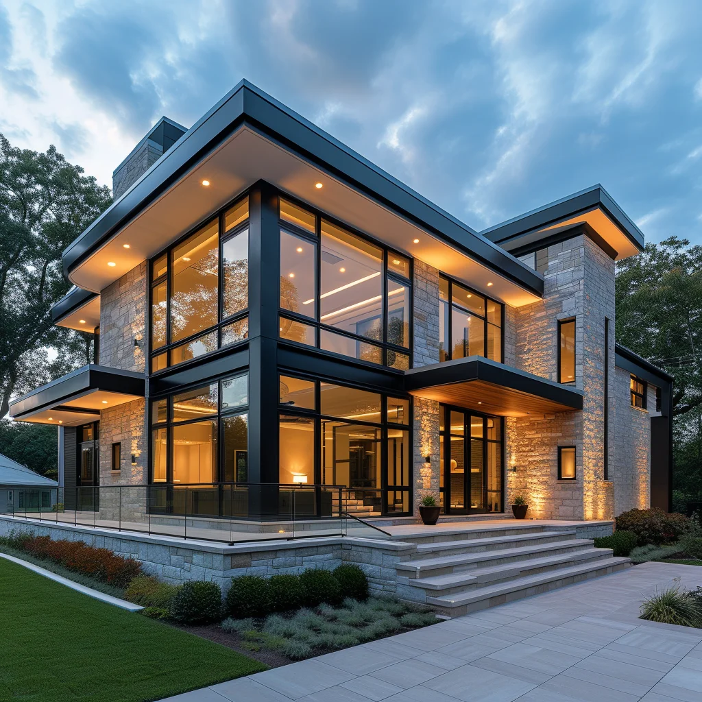 Modern house villa window design 5/6/8/10mm glass names of aluminum profile windows size customized aluminium swing window