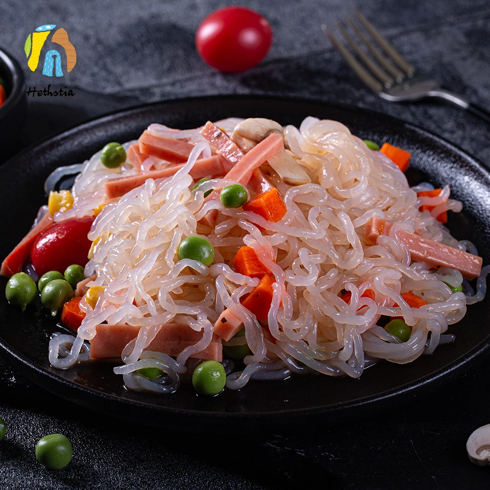 Hot Selling Low Calorie Instant Vegetarian Konjac Noodles Spaghetti