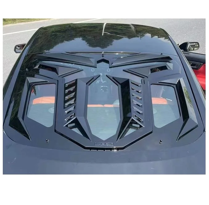 NEW STYING BODYKIT FOR FORD MUSTANG REAR WINDOW SHUTTERS BLACK MAMBA TYPE 2015-2020