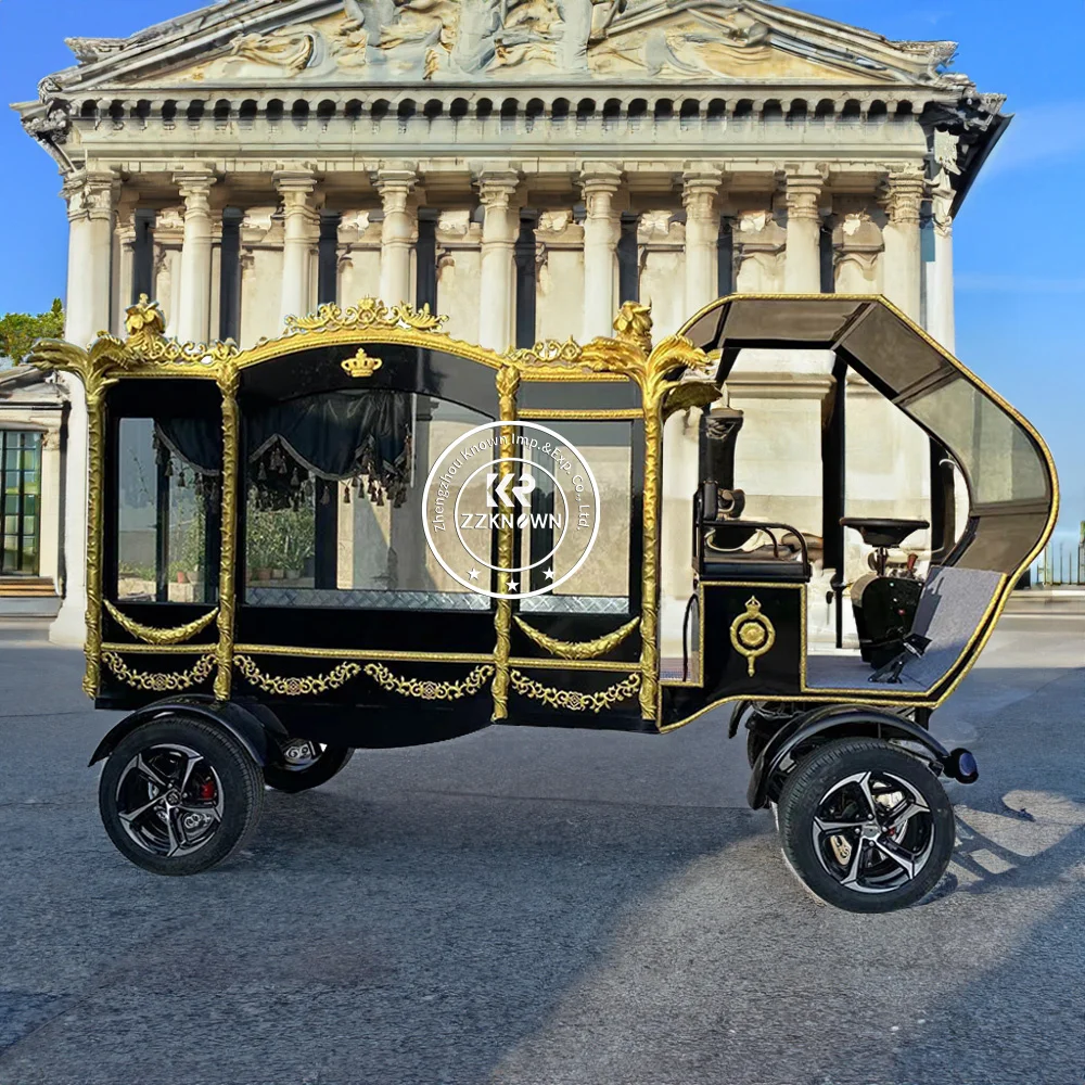 Special Transportation Electric Funeral Hearse With High Quality And Low Price Custom Color Coffin Horse Hearse Hearse Carriage