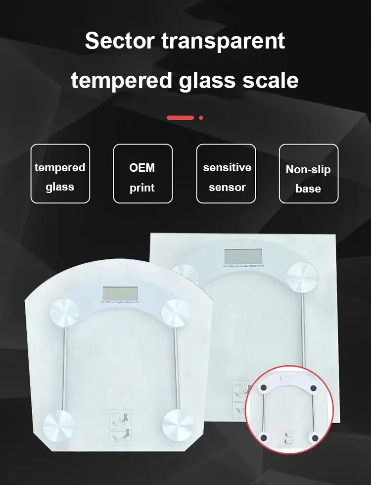 High Quality Digital Body Balance Fat Weight Scale Bathroom For Weight Weighing M Bveiugn Sm Oetouch 500Lbs - 560Lbs 255K