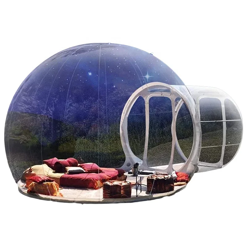 
Transparent Inflatible Room For Family Camping Backyard Inflatable Igloo Dome Bubble House 