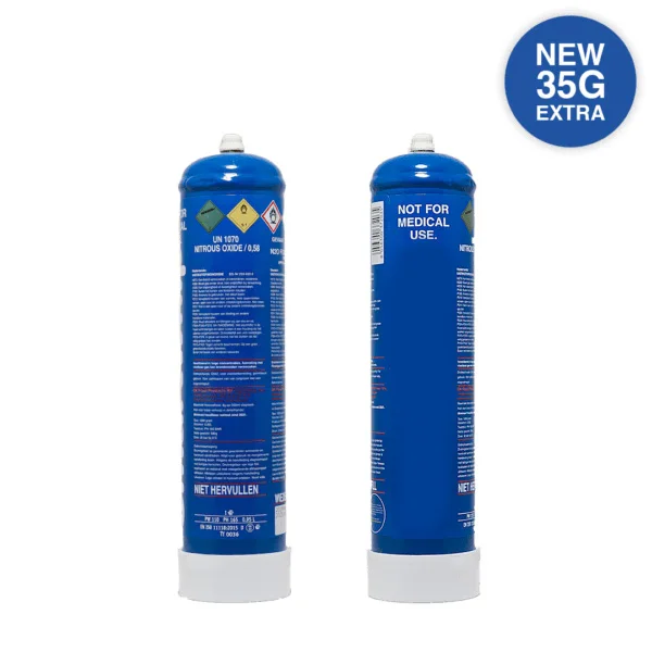adjustable working pressure 580g nitrous oxide n2o gas steel cylinder