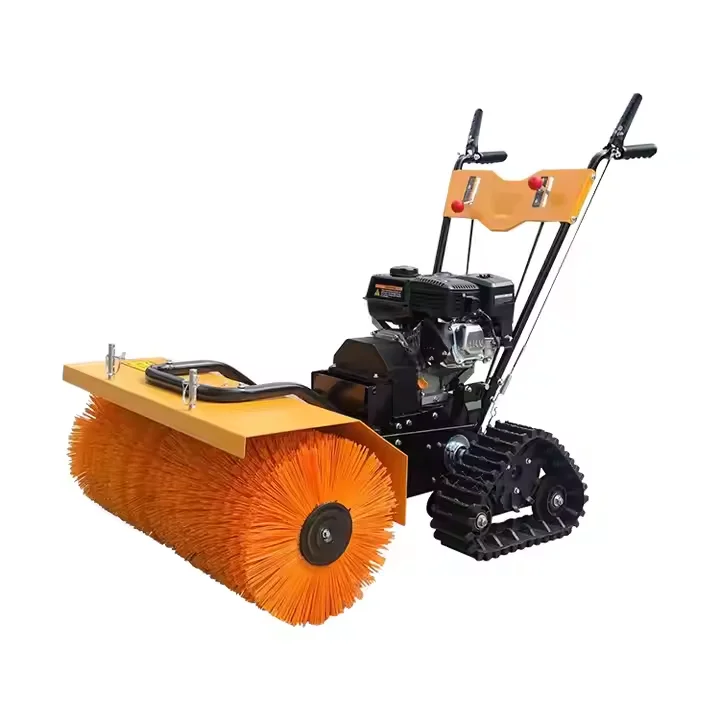 Promotion!! Hand Push Electric Snowplow Small Snow Sweeper Snowblower High Horsepower Gasoline snow blower Factory direct