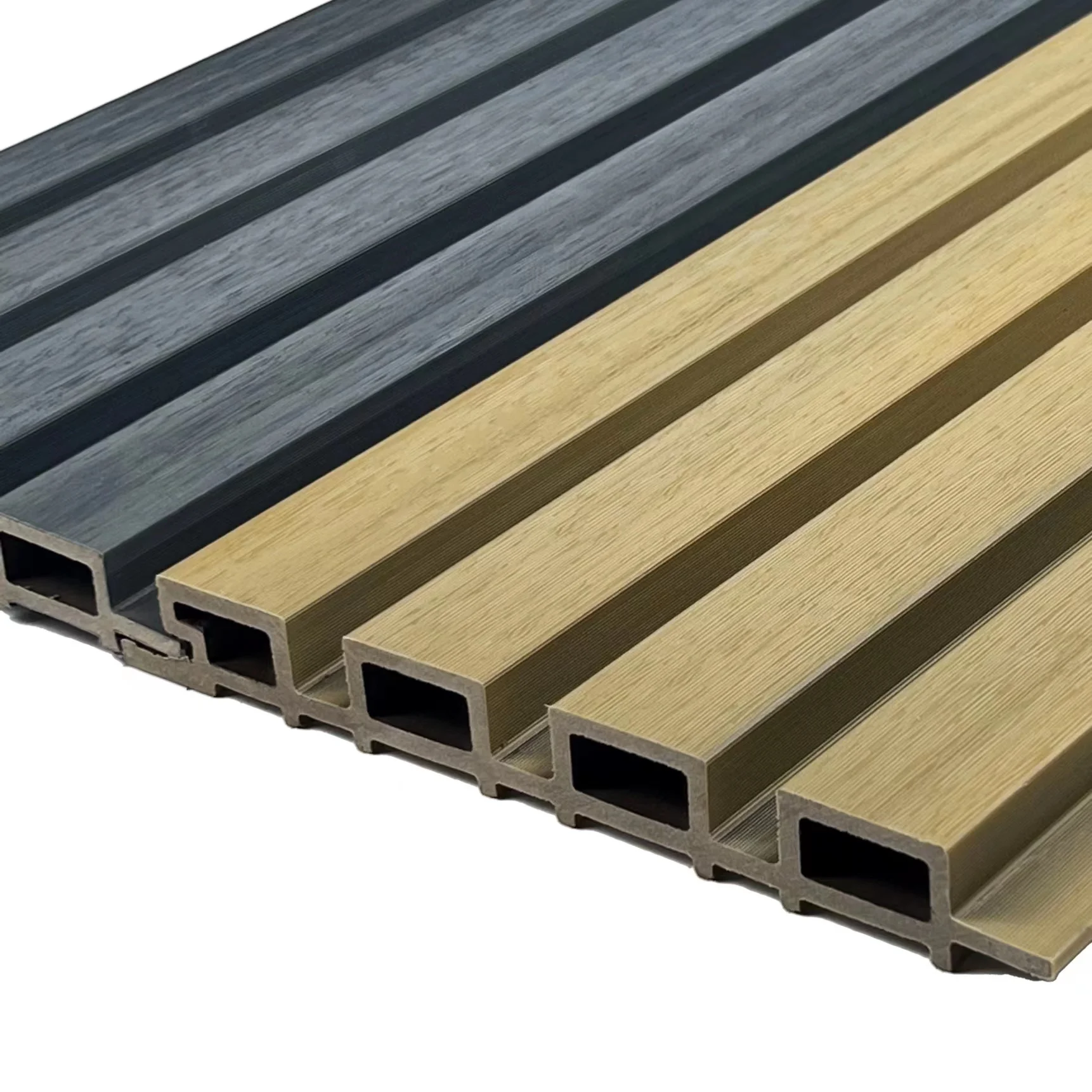 NEW DESIGN WPC WOOD PVC Panel Curved surface Office Building WPC Wall Panels for Interior Decorative wall