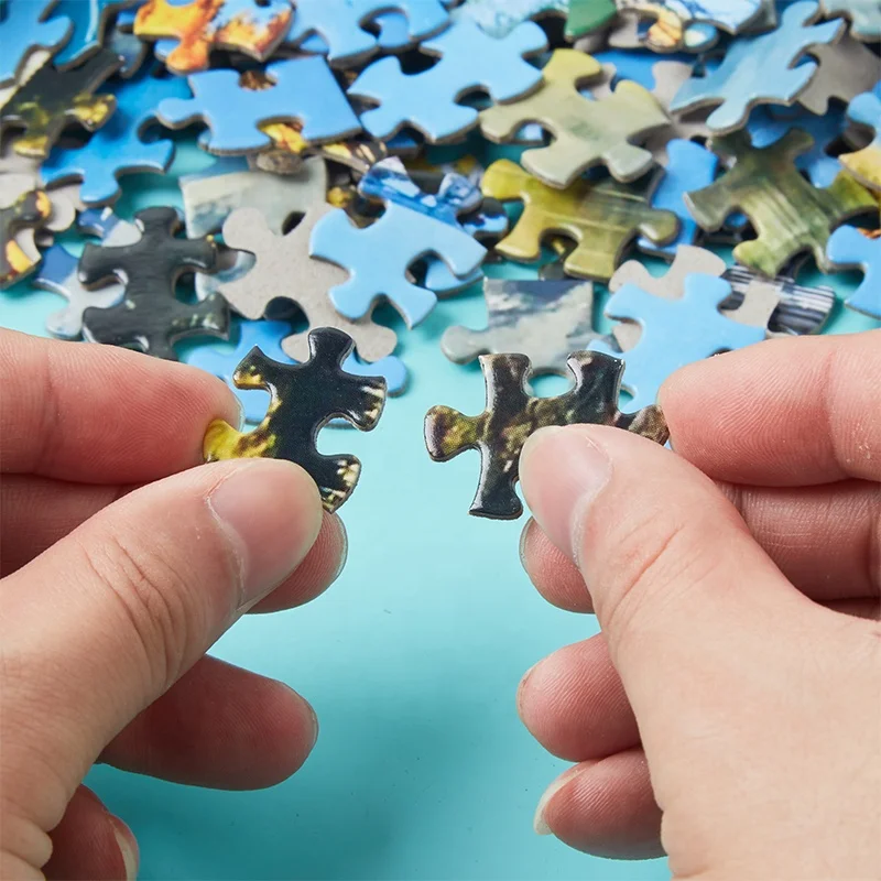 Hot sale Custom Made Puzzle 500 1000 4000 5000 Pieces Jigsaw Puzzles For Adult