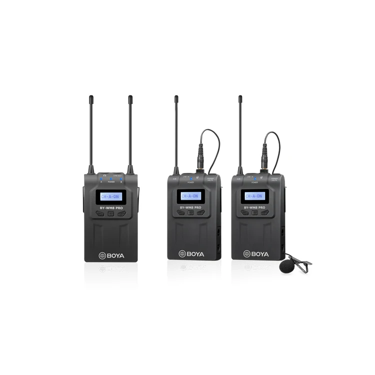 WM8 Pro-K2 UHF двухканальная Беспроводная микрофонная система крепления и
