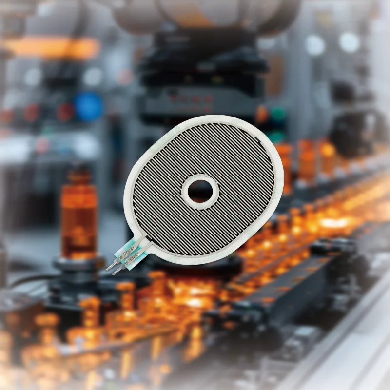 FSR Single zone sensor RP-R45H8 Thickness 0.45mm ring film pressure sensor manufacturer impact sensing test