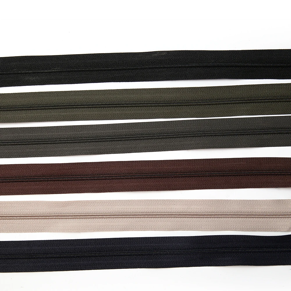 Free Sample Factory Custom navy #3 polyester Invisible Zipper fashion design waterproof zip