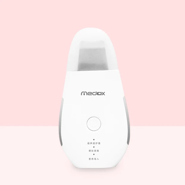 Ultrasone Blackhead Remover, Ultrasonic Peeling Pore Cleaner Comedondrukker, USB Acne Remover Spatula, Skin Scrubber voor gezich