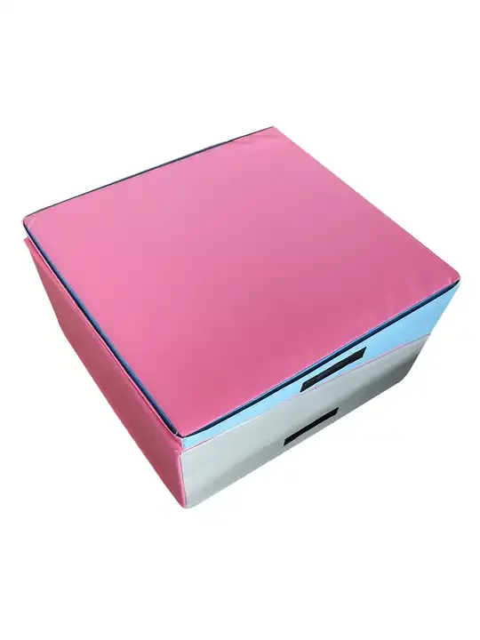 Cheap Folding Gym Exercise Octagonal Triangle Shape Gymnastics Cheese Incline Wedge Tumbling Mats for home use