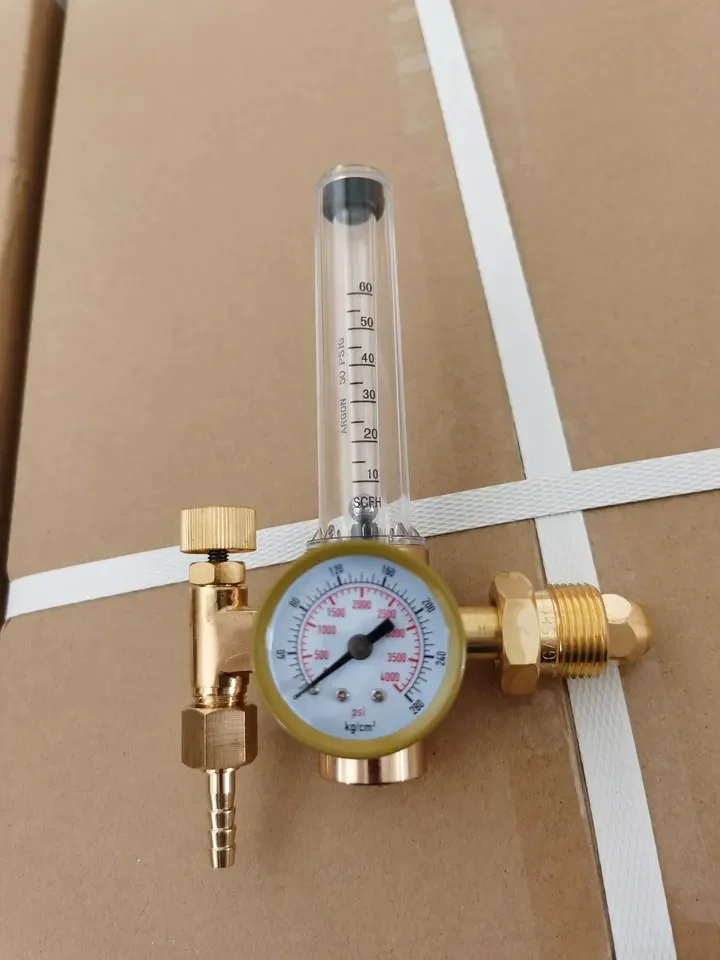Argon Flowmeter  Regulator for MIG TIG welding 0-70CFH CGA580 Inlet