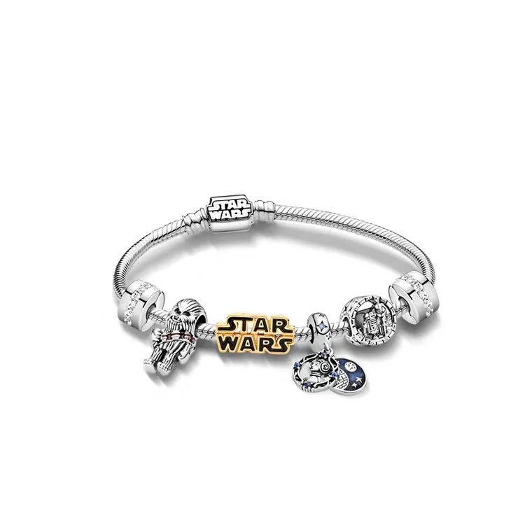  NEW star Шарм wars 925 стерлинговые Серебряные бусы чужой воин ювелирные изделия подходят оригинальный ПАН браслет для женщин сделай сам ювелирное