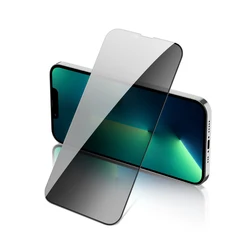 Privacy Silk Print Edge Anti-peek Toughened Glass Mobile Phone Protective Film for iPhone 13 13Pro 13 Pro Max 13 Mini