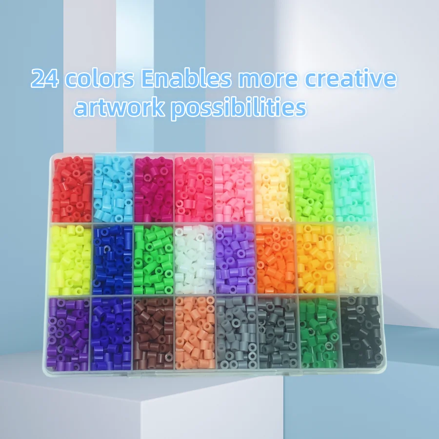 Забавная головоломка пластиковые 5 мм детские развивающие игрушки Hama Perler плавкие бусины набор для рукоделия