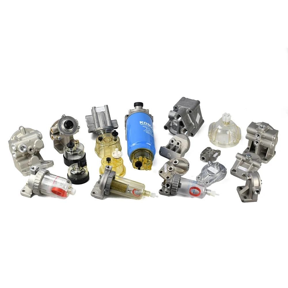 All Kinds Of Excavator Oil Filter Base Diesel Fuel Filter Head