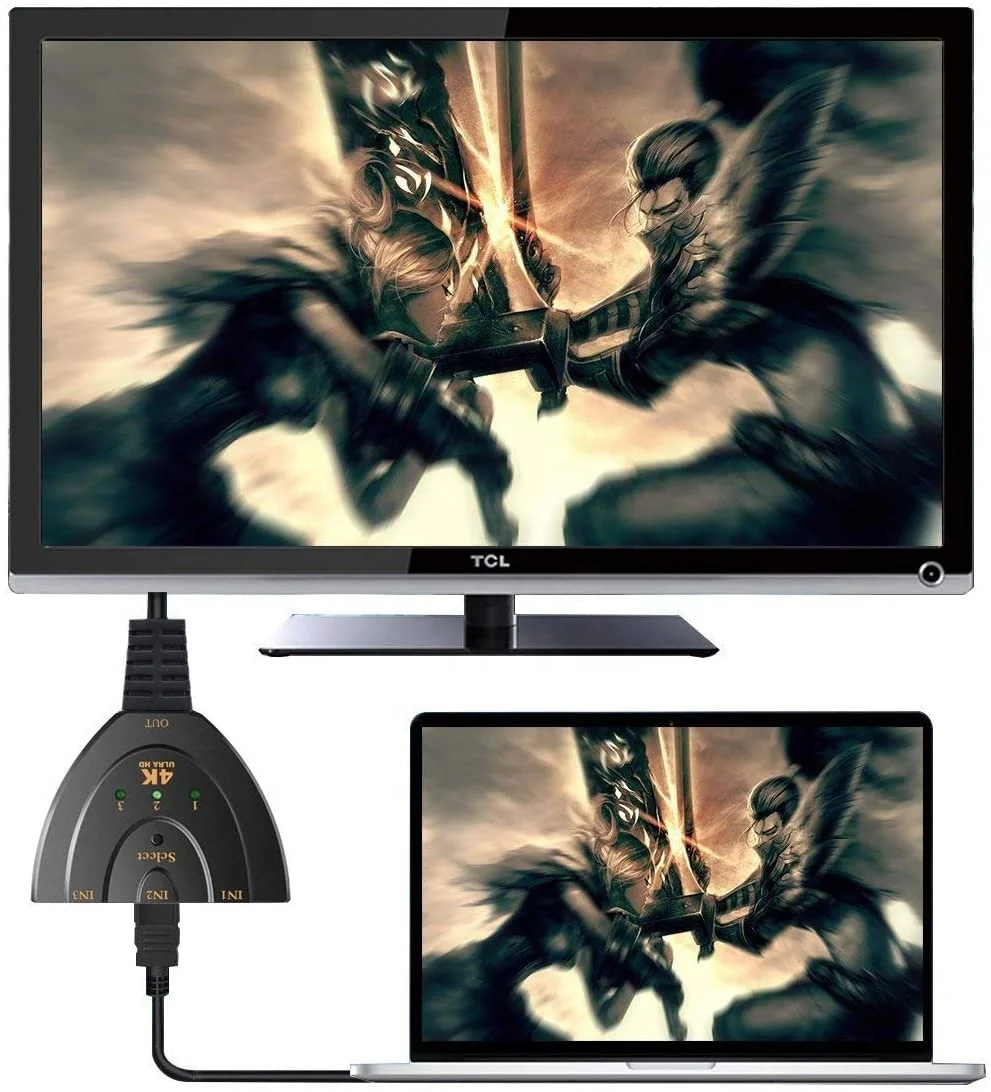  HDMI-переключатель Doonjiey 3 порта 4K разветвитель кабеля в 1 аудиовыход с аудио-разветвителем поддержка Full 1080P 3D