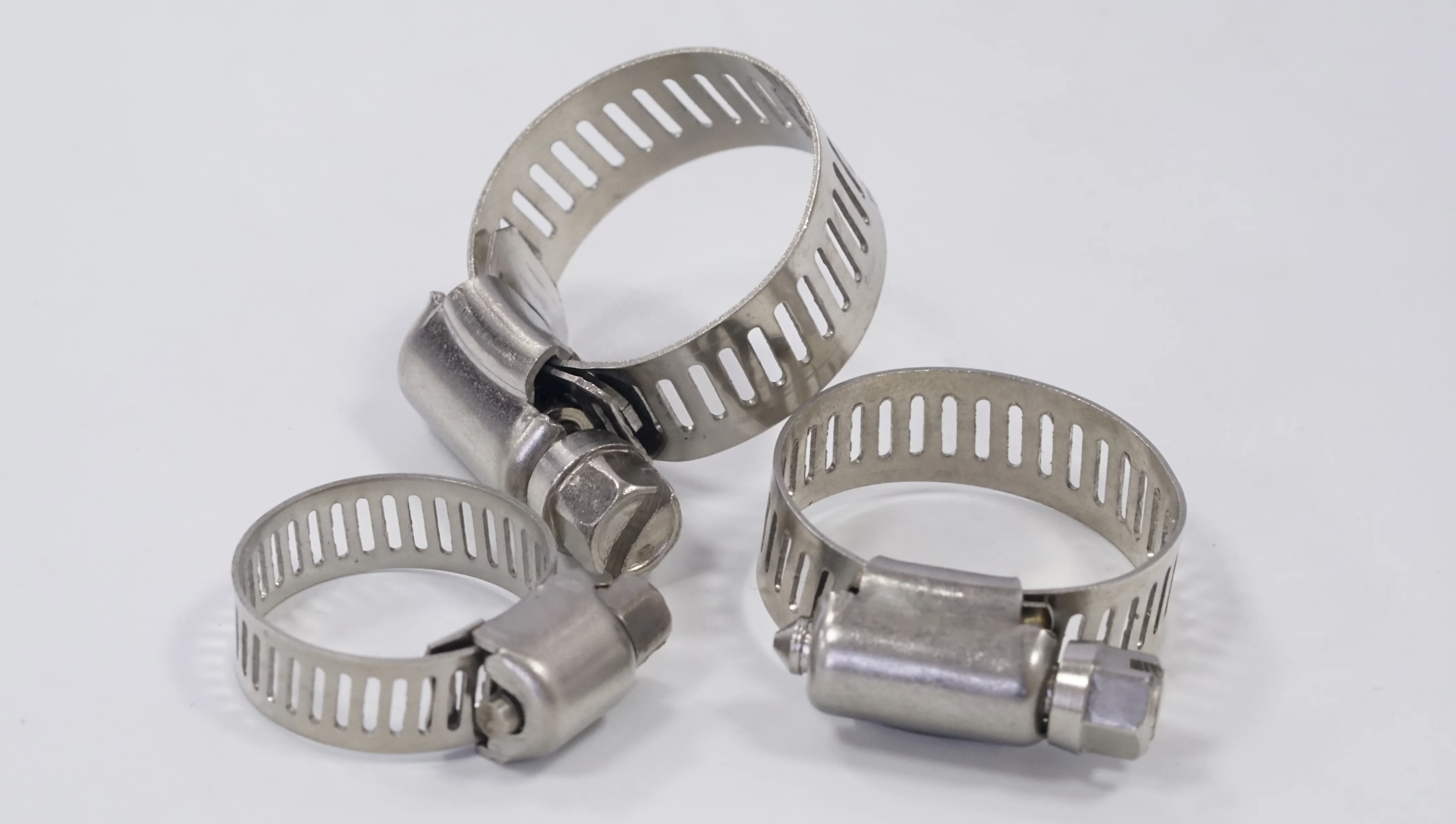 standard stainless steel hose clamp, American type/German type