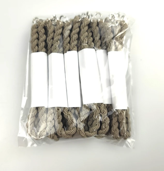 Hand-Made Black/Green Trouser Twisted Rope,  Boot Bands in Stock