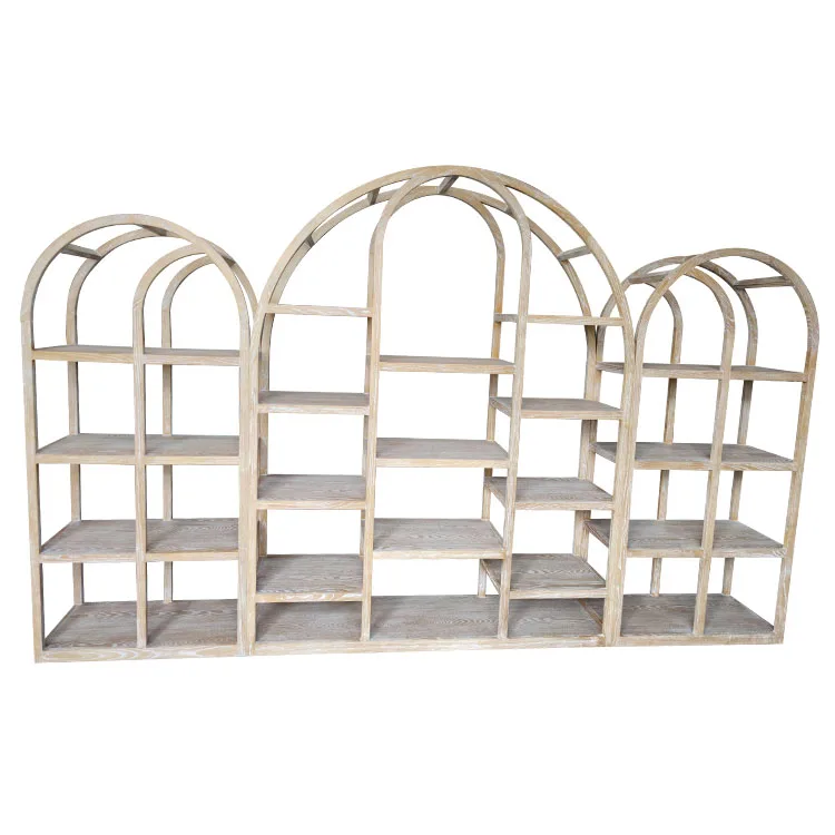 China Factory Living Room Large Size Chinese Toon Shelf Design Display Shelf Unit Bookcase Cabinet