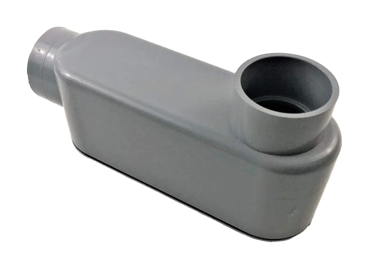 Threaded T Type Conduit Body, Die Cast Aluminum, Stamped Steel Cover