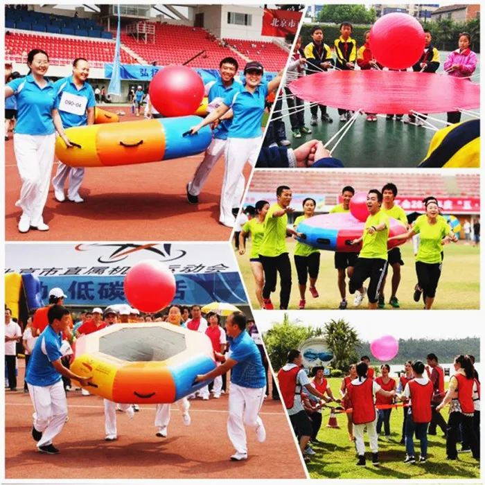 Interesting sport for team building games and group work ,inflatable floating ball games for adult & children