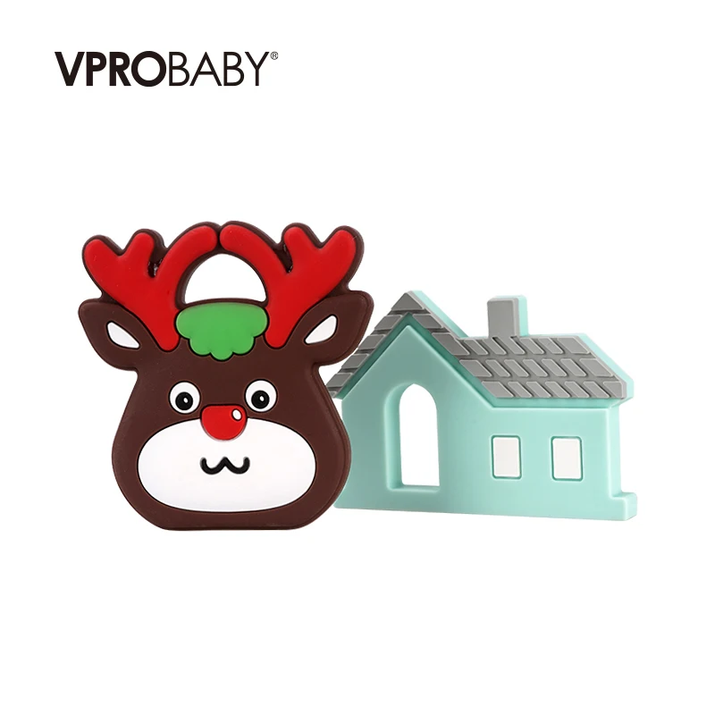 Wholesale baby teethers newborn bpa free silicone ball baby teether toy for 1-12 month baby teether