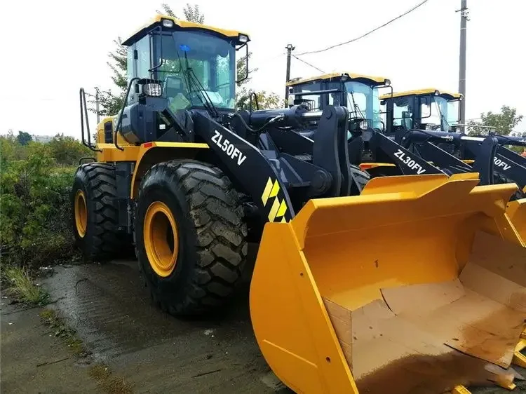 China Factory Hot Sale ZL50FV 5ton 2.5~4.5m3 Small Bucket Shovel Wheel Loader Used Front Loader with 5 Ton Engine Spare Parts