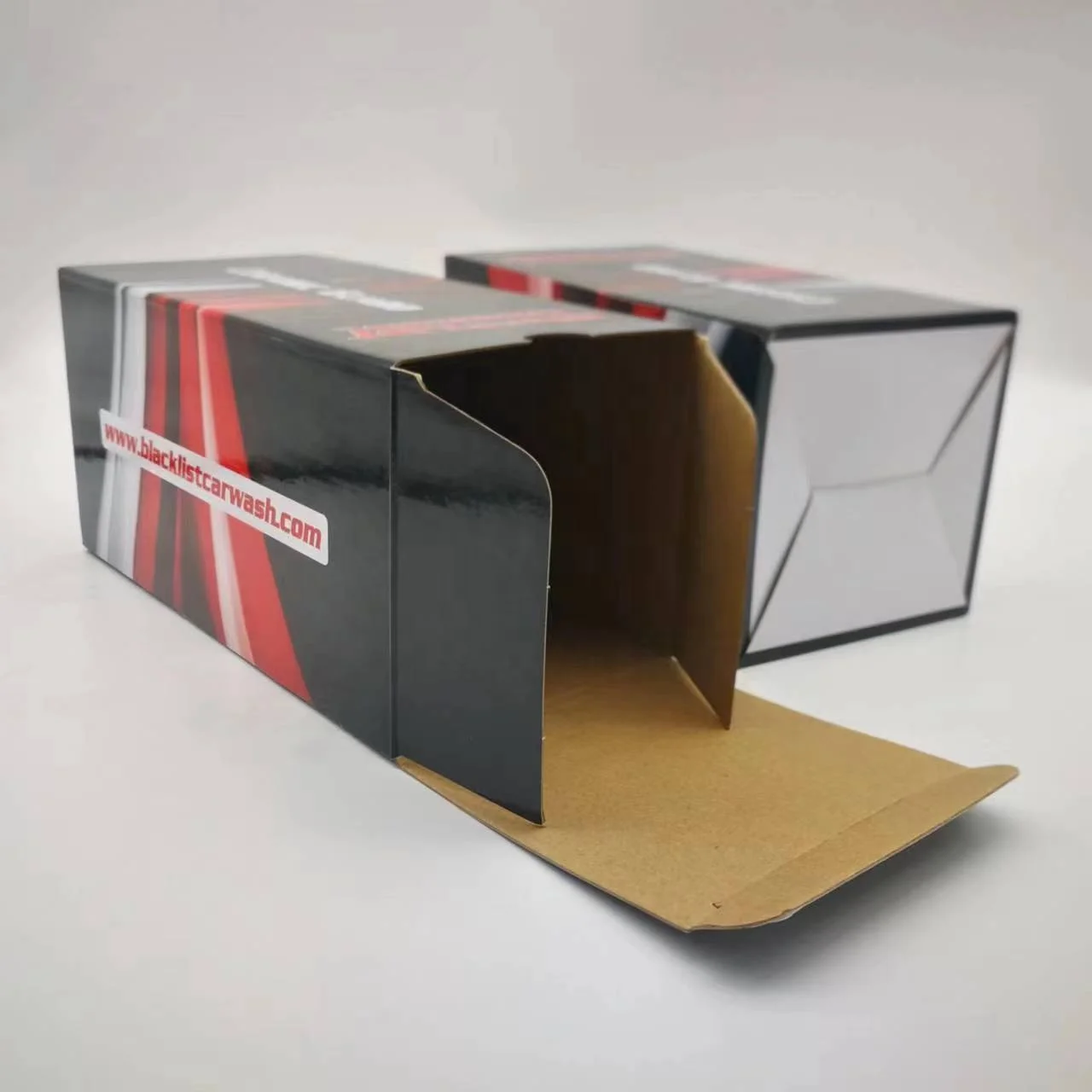 Цветная картонная коробка для наушников