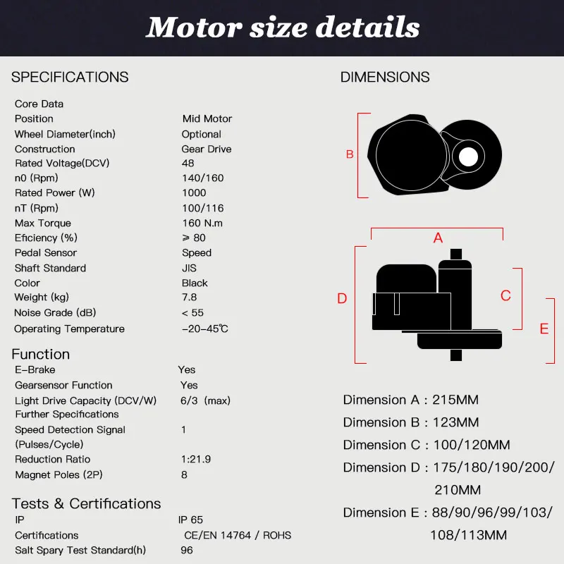 Запчасти для электровелосипеда Bafang Mid Drive motor BBS01 BBS02 BBSHD комплект преобразования электрического велосипеда 250 Вт/500 Вт/750 Вт/1000 Вт с дисплеем C961