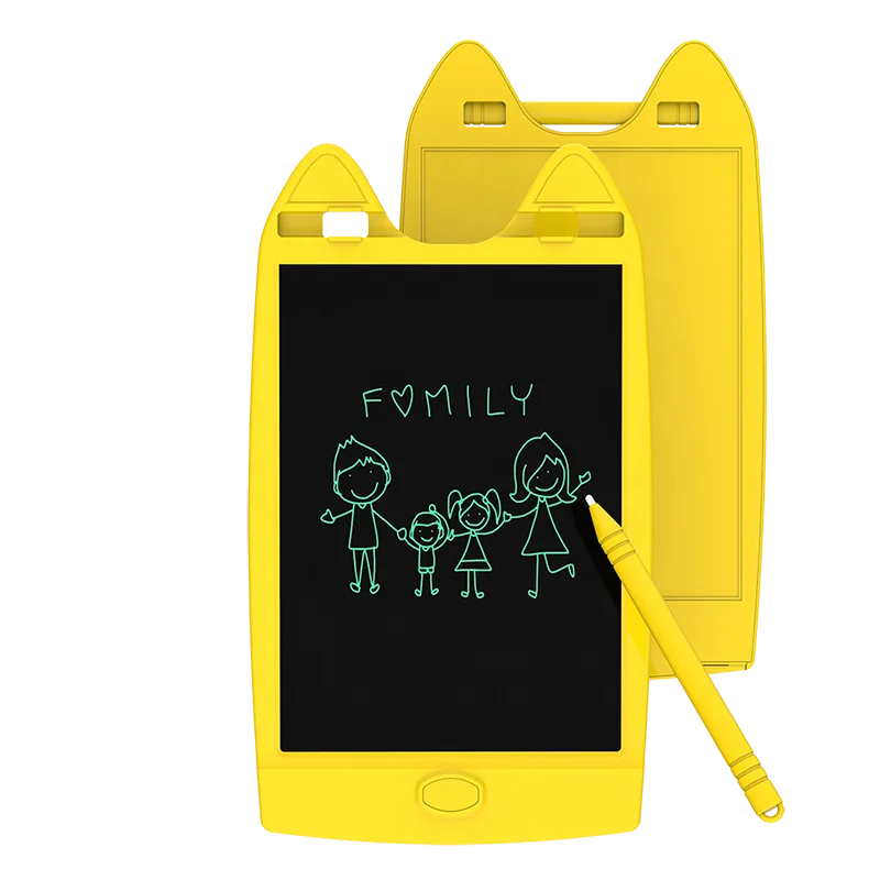 customized digital kids pad Ear Shaped Electronic Writing Drawing Pads 8.5 inch tablet