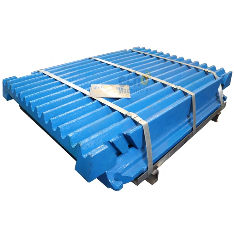 BR380JG Jaw Crusher Spare Parts Manganese Jaw Plate Liners Jaw Die