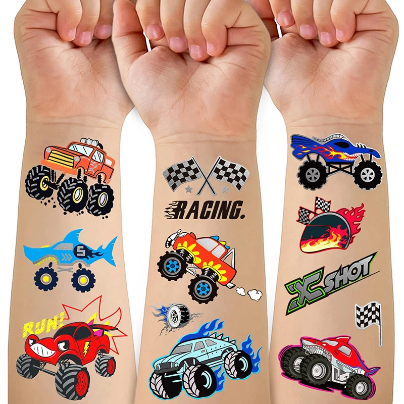 Custom Cartoon Party tattoo Non-toxic Premium Quality Skin Safe Body Temporary Sticker Tattoo For Kids