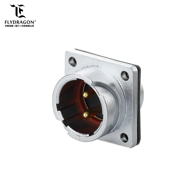 2 цилиндрический штепсельный зарядная сварочный кабель Разъем